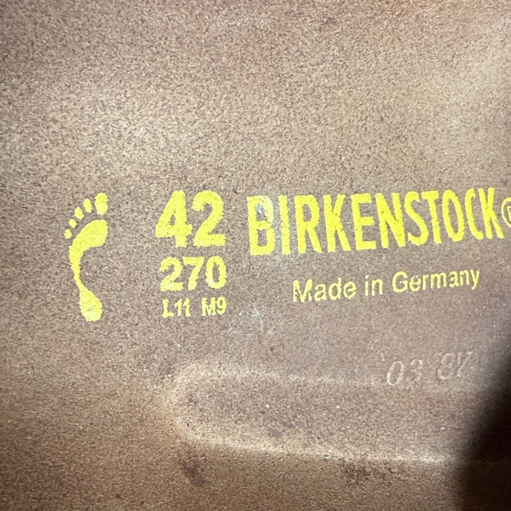 BIRKENSTOCK 270 Madrid Black Patent Sandals Ladies 11 / 42 - Picture 10 of 10